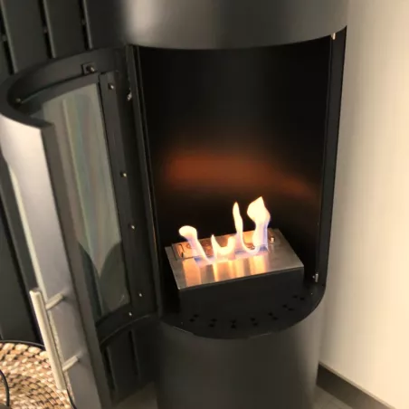 Caminetto a etanolo Odémira Colore Nero