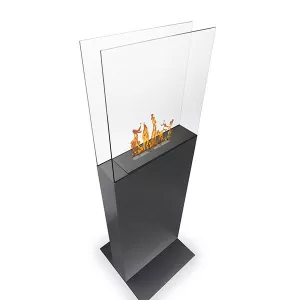 Caminetto a etanolo a torre, 45 x 45 x 135 cm