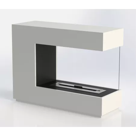 Caminetto a etanolo di design bianco Colore Bianco brillante