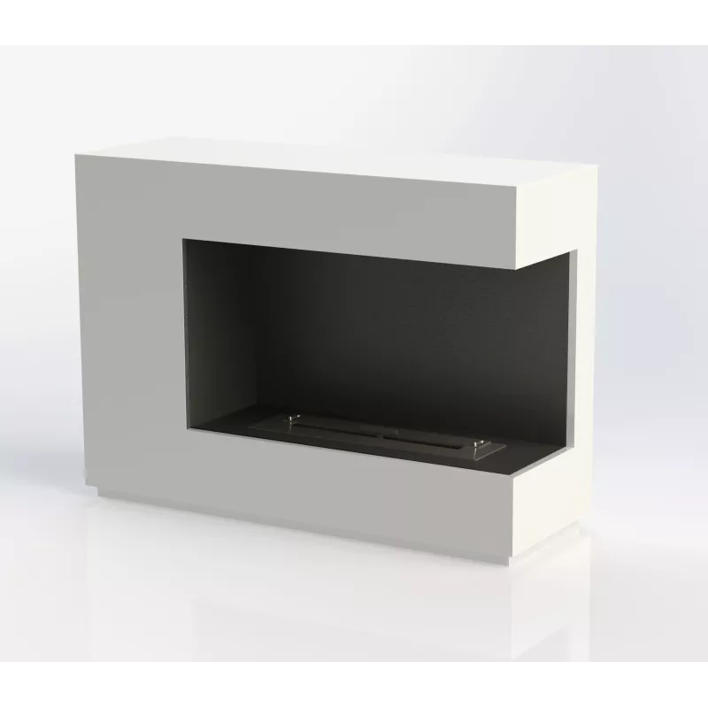 Caminetto a etanolo bianco XXL Colore Bianco brillante