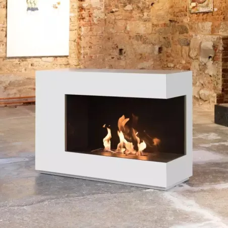 Caminetto a etanolo bianco XXL Colore Bianco brillante