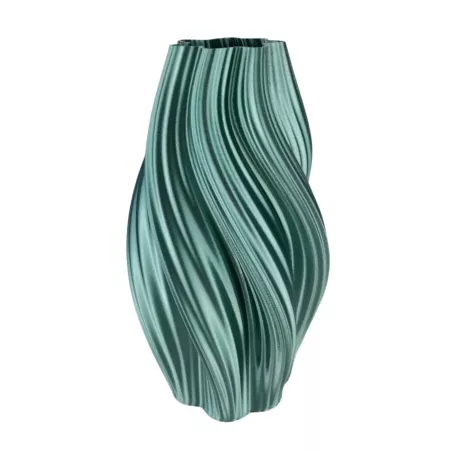 Vaso Curba Ultra deisng Colore Verde Dimensione 20 cm