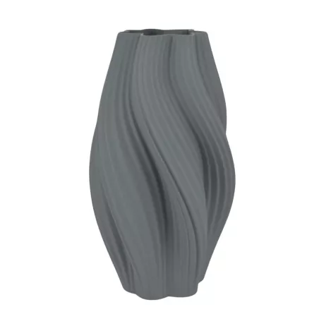 Vaso Curba Ultra deisng Colore Grigio Dimensione 20 cm