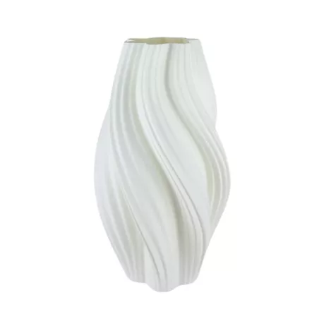 Vaso Curba Ultra deisng Colore Bianco Dimensione 20 cm