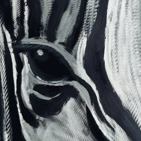Pittura zebrata, 100 x 100 cm