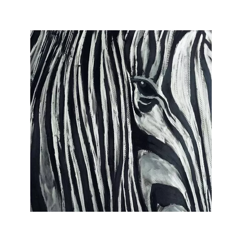 Pittura zebrata, 100 x 100 cm