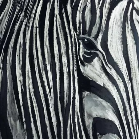 Pittura zebrata, 100 x 100 cm