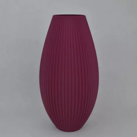 Vaso design Pila Colore Bordeaux Dimensione 15 cm