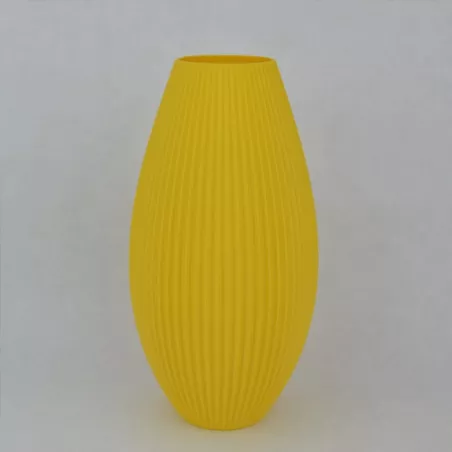 Vaso design Pila Colore Giallo Dimensione 15 cm