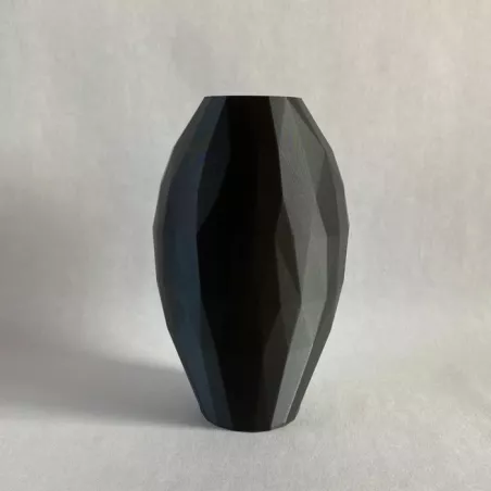 Vaso ovale Curla Colore Nero Dimensione 20 cm