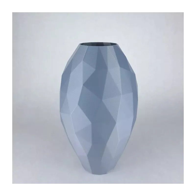 Vaso ovale Curla Colore Argento Dimensione 20 cm