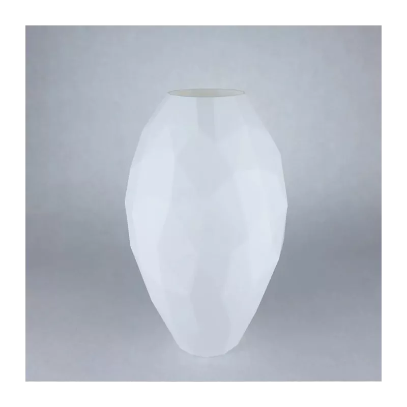 Vaso ovale Curla Colore Bianco Dimensione 20 cm