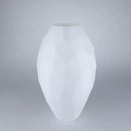 Vaso ovale Curla Colore Bianco Dimensione 20 cm