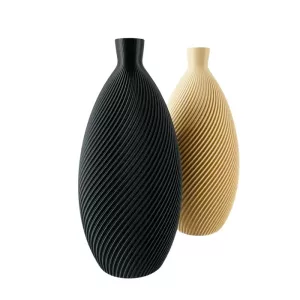 Vaso di design a forma di mandorla