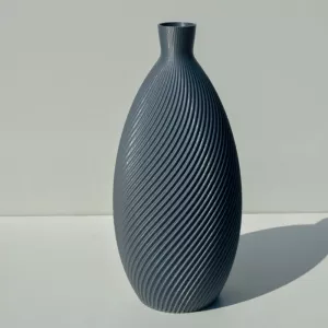 Vaso di design a forma di mandorla