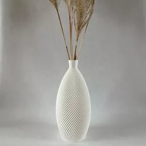 Vaso di design a forma di mandorla