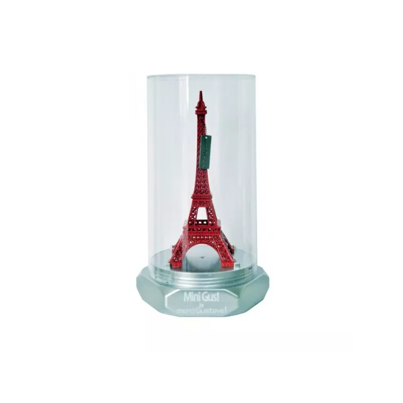 Torre Eiffel Minigus rosso Merci Gustave, altezza 15 cm