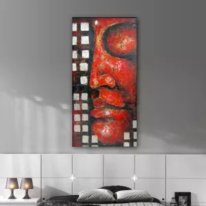 Pittura del Buddha rosso : Wikao casa e design