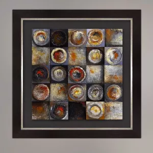 Quadro astratto 3D, 90 x 90 cm