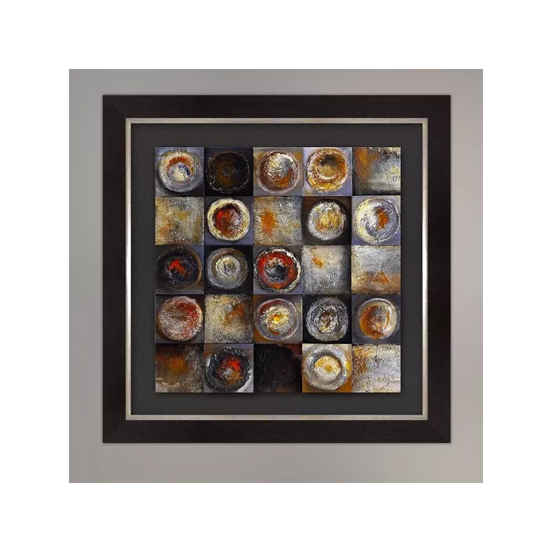 Quadro astratto 3D, 90 x 90 cm
