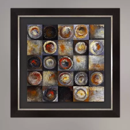 Quadro astratto 3D, 90 x 90 cm