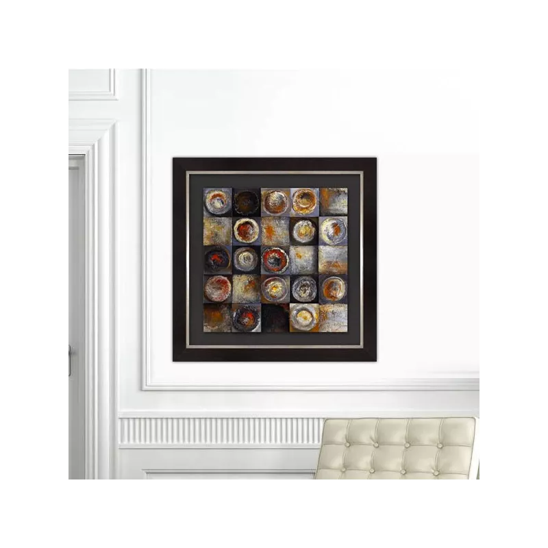 Quadro astratto 3D, 90 x 90 cm