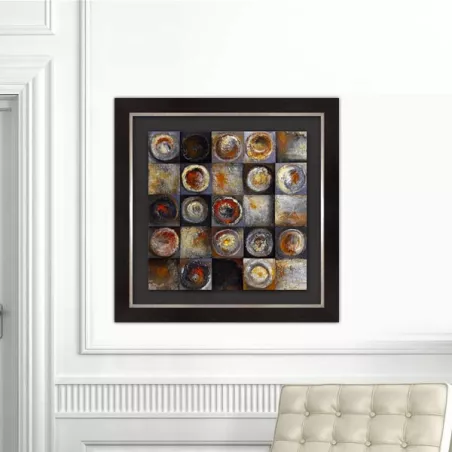 Quadro astratto 3D, 90 x 90 cm
