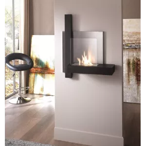 Melrose Caminetto da parete a etanolo : Wikao