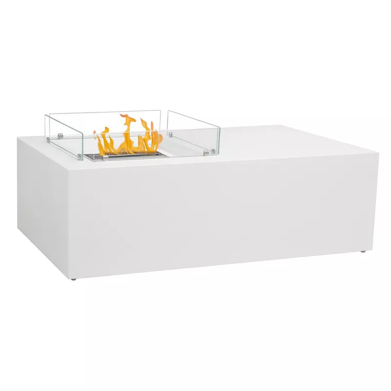 caminetto a bioetanolo amarante Colore Bianco brillante