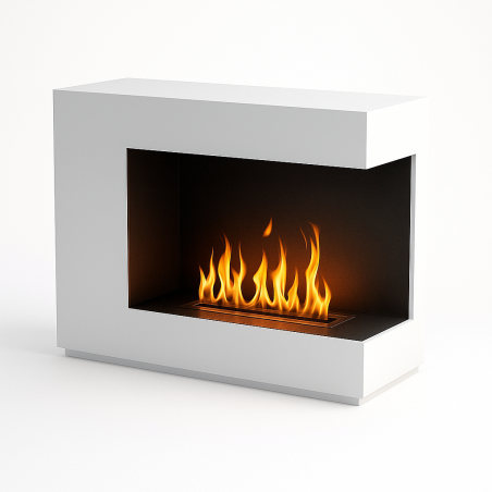 Caminetto a etanolo bianco XXL Colore Bianco brillante