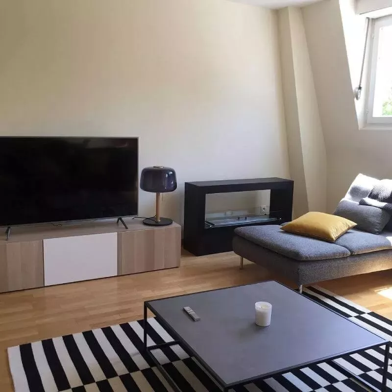 Caminetto a etanolo Andro Colore Nero