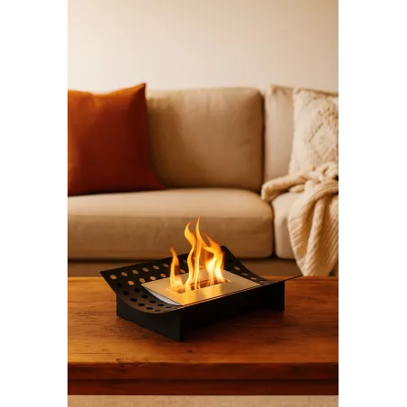 Caminetto o inserto a pavimento Ada XL: Wikao Colore Nero