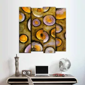 Pittura contemporanea, stile vintage, 100x100 cm