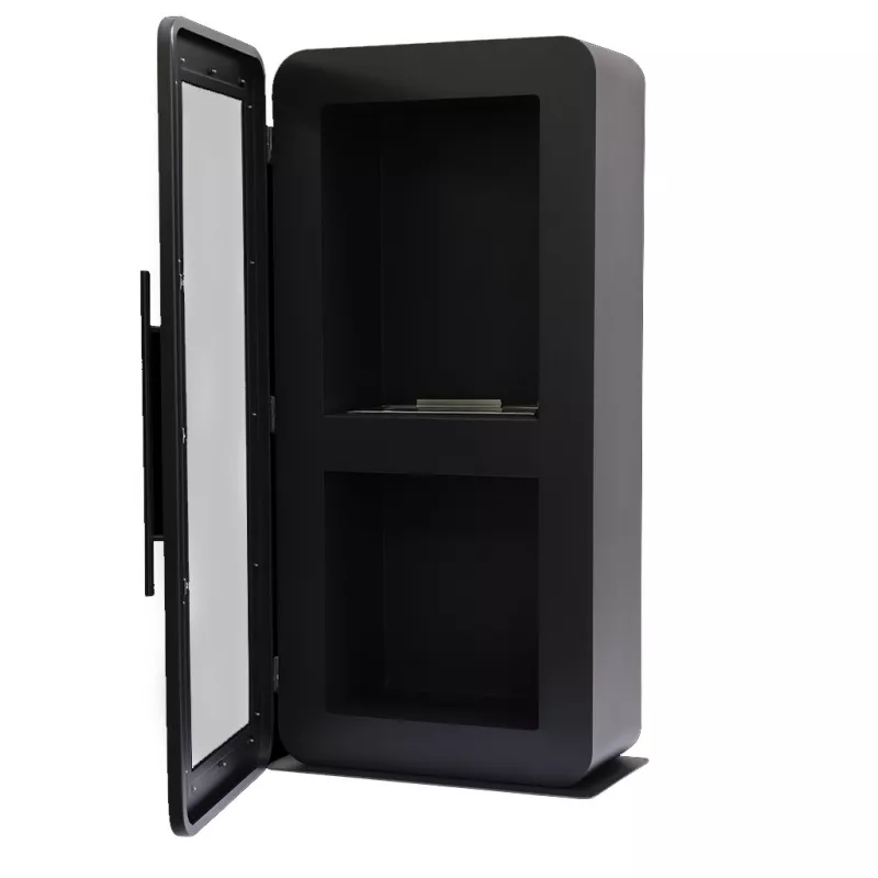 Caminetto a etanolo a libera installazione Malaga - Porta in vetro - 3000W