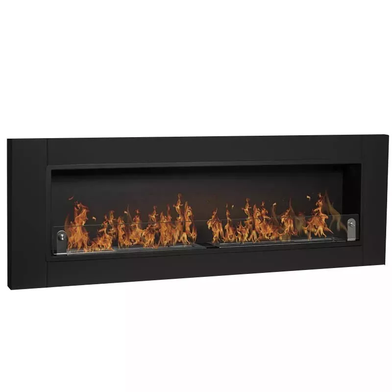 Cynthera Caminetto a bioetanolo XXL - 1,8 metri Colore Nero