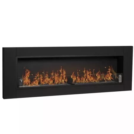 Cynthera Caminetto a bioetanolo XXL - 1,8 metri Colore Nero