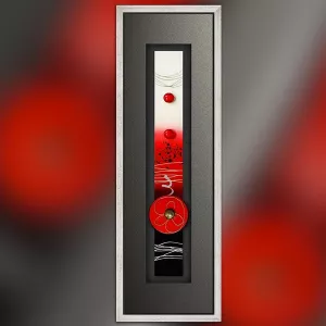 Quadro astratto rosso : Wikao design e casa
