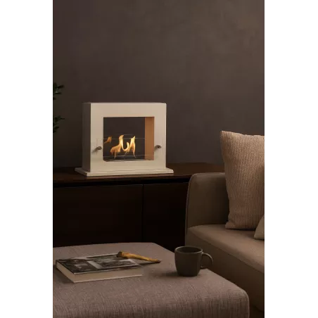Caminetto Zenith Smart a libera installazione Colore Bianco