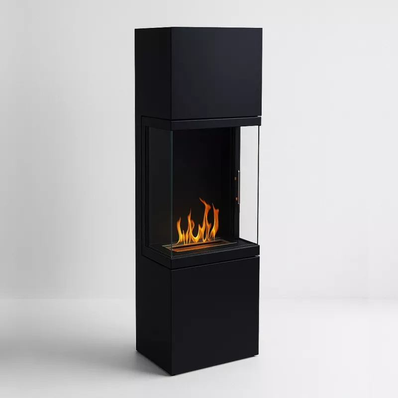 Caminetto a etanolo Avellino Colore Nero