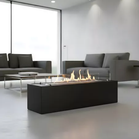 Lama etanolo di grande formato Capri Colore Nero