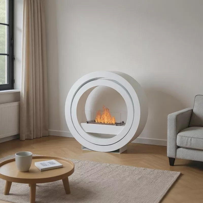 InaModello a pavimento, 3000 watt Colore Bianco