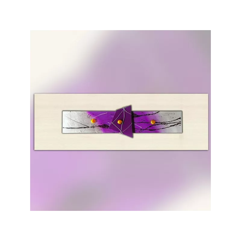 pittura astratta viola : Wikao casa e design