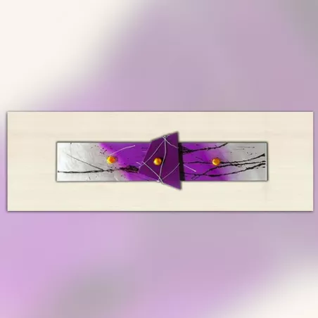 pittura astratta viola : Wikao casa e design