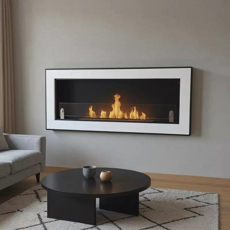 caminetto a etanolo da parete osani