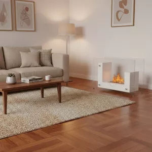 Caminetto biologico a pavimento Médina