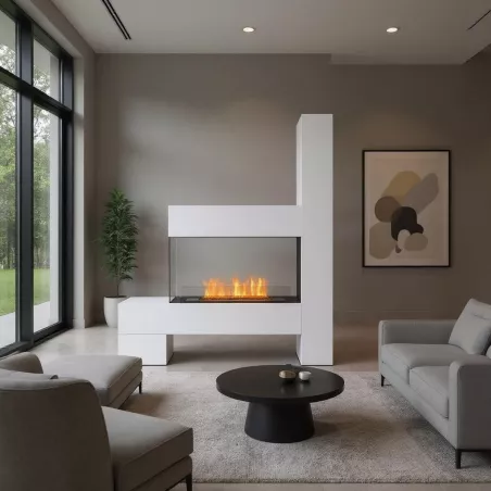 Grande camino Montecarle da 8.000 watt: Wikao Colore Bianco