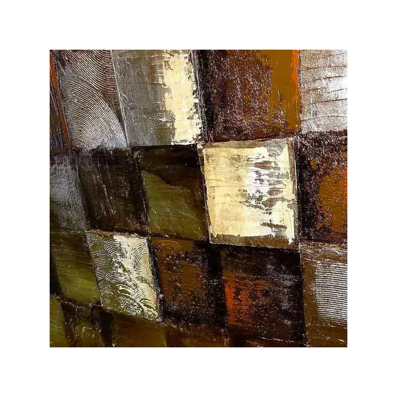 Pannello a scacchiera contemporaneo, colore naturale