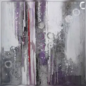 Pittura astratta parma, tela di design 100 x 100