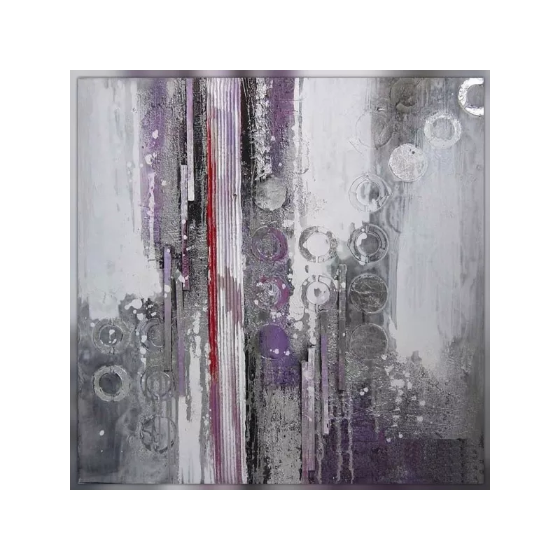 Pittura astratta parma, tela di design 100 x 100