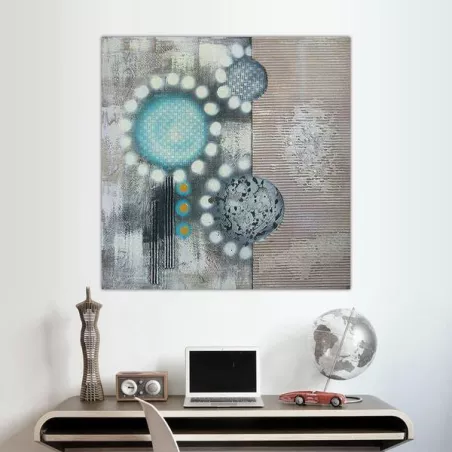 Pittura pop, pittura in stile serigrafico 80 x 80